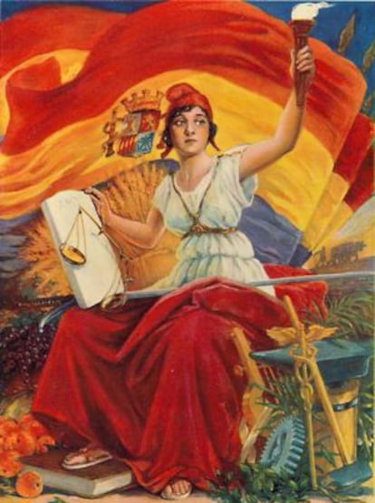 Cartel de la Segunda República Española.