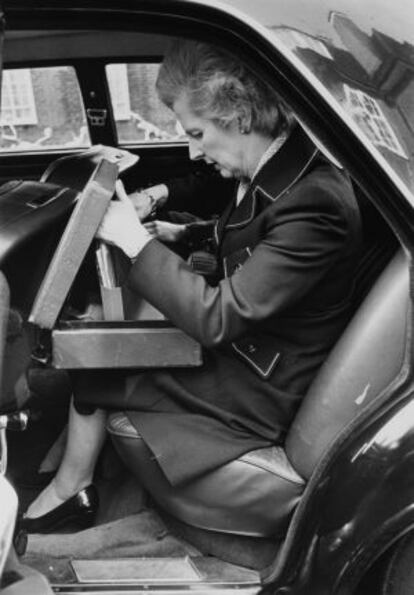 Margareth Thatcher, em uma imagem de outubro de 1976.
