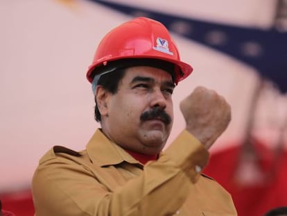 Nicol&aacute;s Maduro, en un acto de gobierno