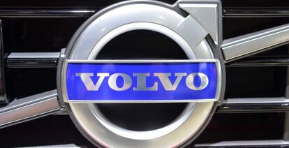 Logo del fabricante de coches Volvo.