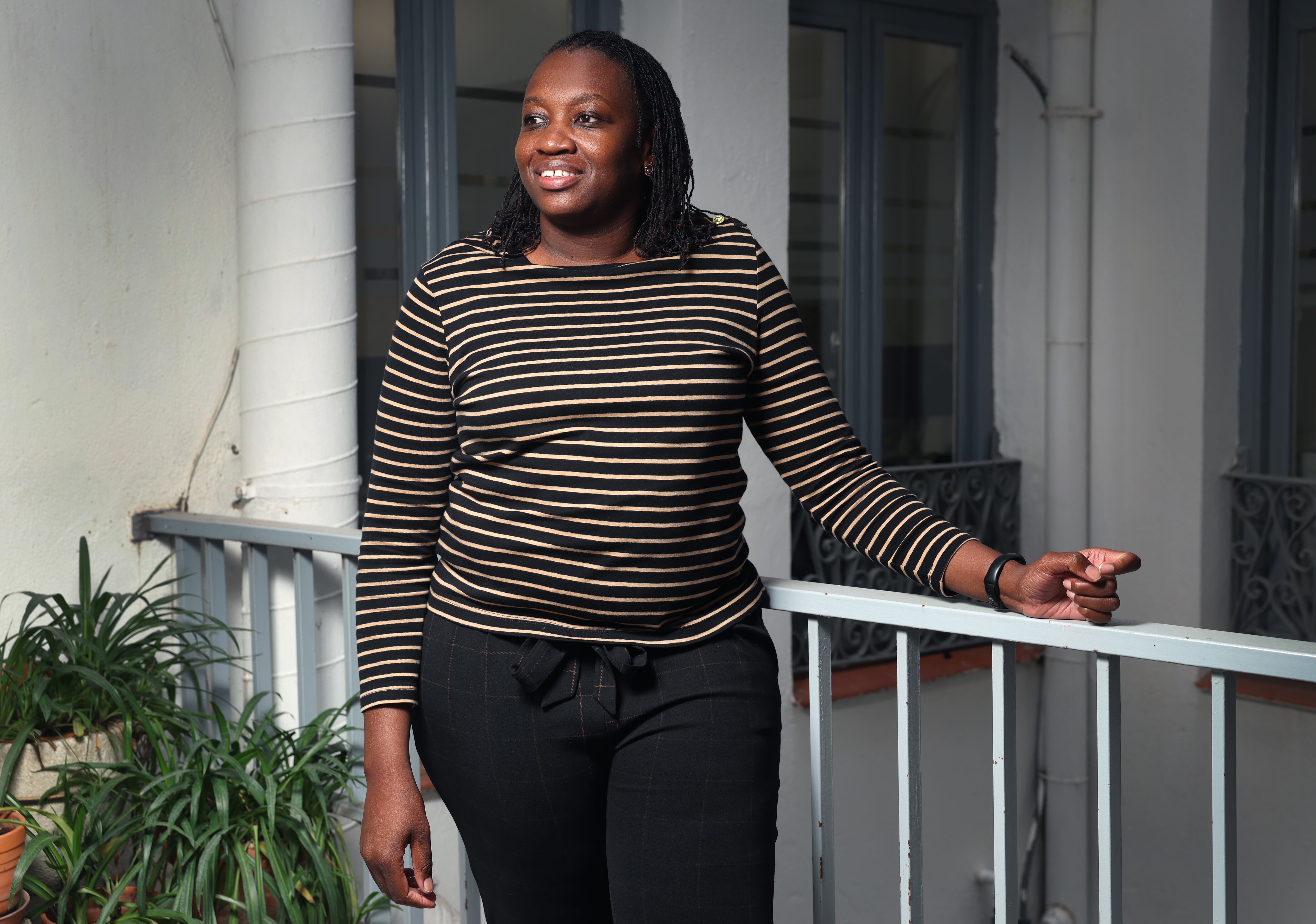 Flavia Mwangovya, directora adjunta de Amnistía Internacional para África Oriental y Austral, en las oficinas de la organización en Madrid, el 3 de marzo.