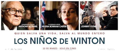 Cartel promocional de la película 'Los niños de Winton', en cines el 25 de marzo.