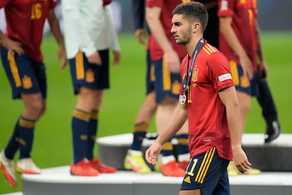 Ferran Torres tras la final de la Liga de Naciones contra Francia