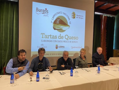 El jurado del I Concurso Nacional de Tartas de Queso.