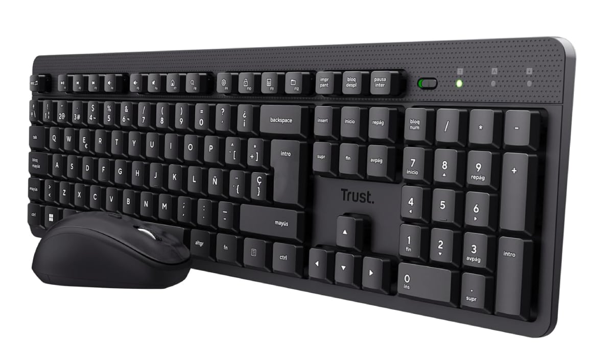 Teclado y ratón inalámbricos con cinco años de garantía, de Trust.