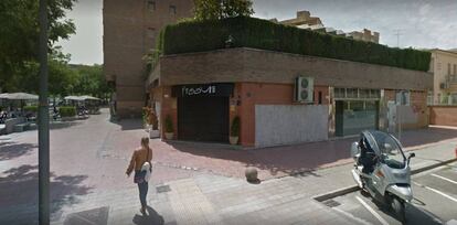 Exterior del pub de Lleida denunciat.