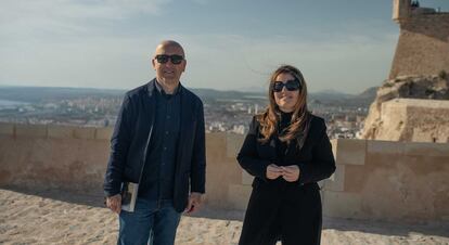 Óscar López y Esther López Barceló en Página 2, emitido en La 2