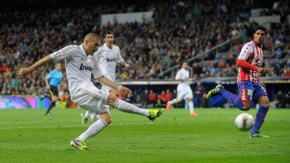 Benzema anota el tercer tanto del Madrid