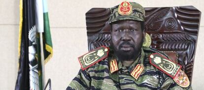 El presidente de Sudán del Sur, Salva Kiir.