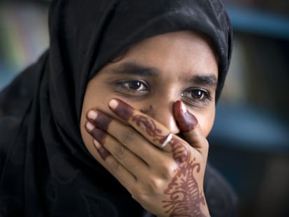 Rubi Adam, de 17 años, fue obligada a casarse cuando tenía 13. Tras 22 días secuestrada y golpeada por su marido, se escapó y divorció.
