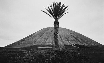 En la imagen, tomada en 2008, cono volcánico cerca de Tinajo (Lanzarote).