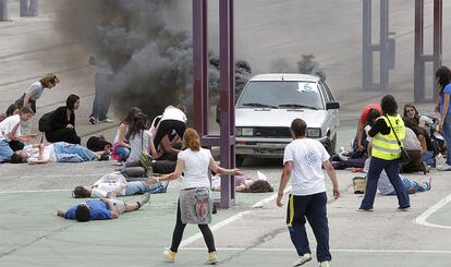 Tras superar las pruebas, los organizadores del simulacro han concluido que los 500 enfermeros "han aprobado" y por lo tanto están más que capacitados para atender emergencias.