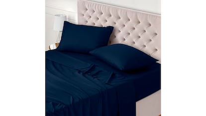 Sheet sets on white background