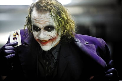 Heath Ledger, um Coringa condicionado pela trágica morte do ator.