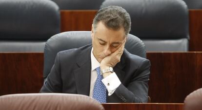 Alberto L&oacute;pez Viejo, en la Asamblea de Madrid en marzo de 2009.