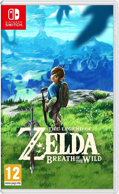 Imagen de la carátula del juego de la nueva Nintendo Switch 'The Legend of Zelda: Breath of the Wild'.