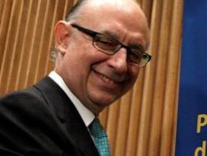 El ministro de Hacienda y Administraciones Públicas, Cristóbal Montoro.