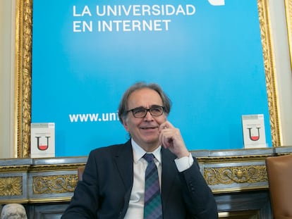 El ministro de Universidades, Joan Subirats, el lunes en un acto de la UNIR, en Madrid.