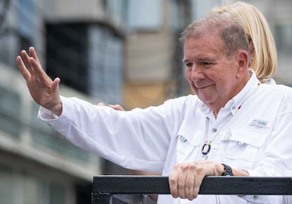 Edmundo González en Carabobo, Venezuela, el 13 de julio. 