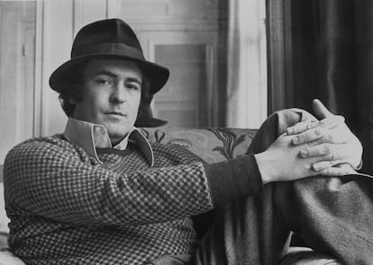 Bertolucci, en la presentación en Londres de 'El último tango en París', el 14 de marzo de 1973.