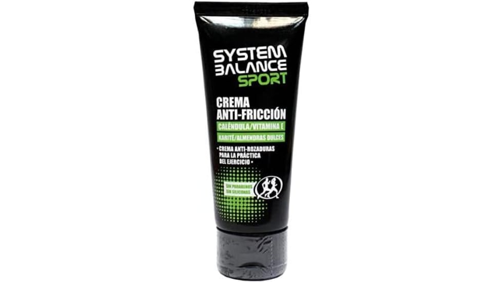 Crema antirozaduras para deportistas,