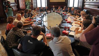 Reunión de la Mesa y la Junta de Portavoces de este lunes.