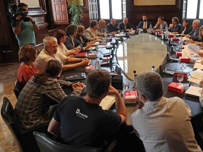 Reunión de la Mesa y la Junta de Portavoces de este lunes.