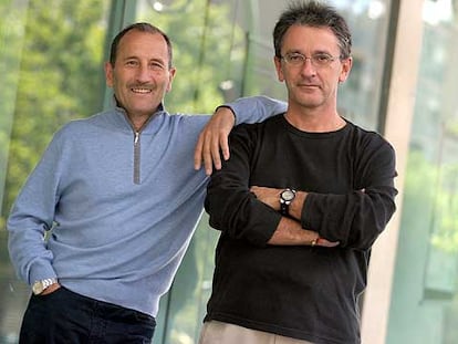 José María Cámara y Carlos López, presidentes del grupo Sony-BMG.