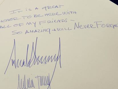 El recordatori de Trump al Museu de l'Holocaust a Israel.