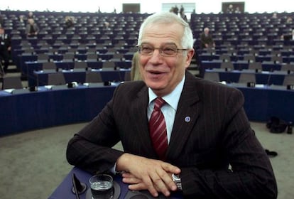 Josep Borrell, en el Parlamento Europeo. 