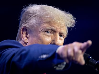 Donald Trump, on July 15 at a campaign event in West Palm Beach (Florida).