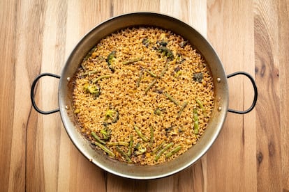 Arroz de verduras.