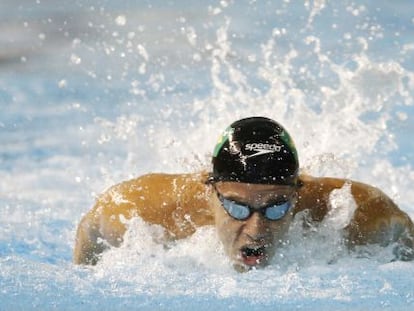 Thiago Pereira de Brasil,en los Juegos Panamericanos.  