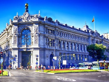 Fachada del Banco de España