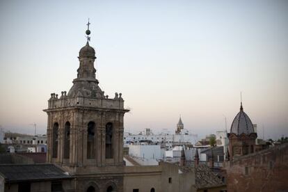 Vista desde la cubierta de la Iglesia del Salvador.