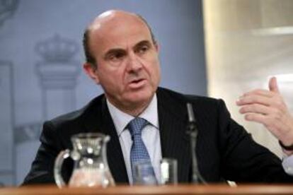 El ministro de Economía, Luis de Guindos. EFE/Archivo