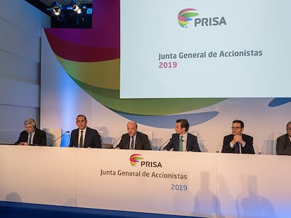 Junta General de Accionistas de PRISA de 2019.
