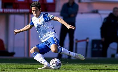 Kagawa, en la Copa ante el Nàstic de Tarragona.