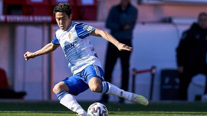 Kagawa, en la Copa ante el Nàstic de Tarragona.