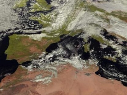 Imagen de la Península tomada por el Meteosat