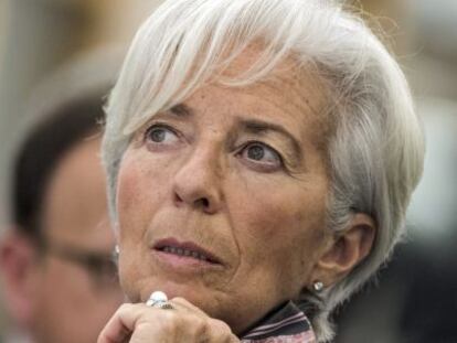 La directora gerente del FMI, Christine Lagarde