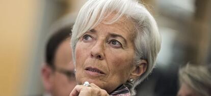 La directora gerente del FMI, Christine Lagarde