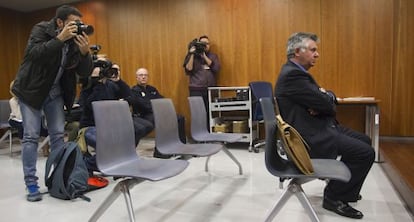 Juan Antonio Roca, este lunes en la Audiencia de Málaga.