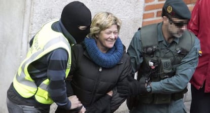 La Guardia Civil detiene a Arantza Zulueta en la operación del 8 de enero