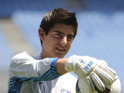 El nuevo portero del Atlético Courtois