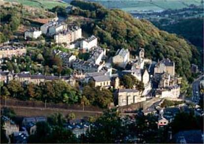 Una panorámica de Haworh, el pueblo donde vivieron las hermanas Brontë, en West Yorkshire.