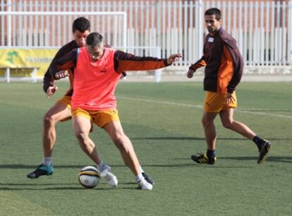 Entrenamiento en La Vila de uno de los equipos participantes en la fase previa de la Copa de las Regiones UEFA