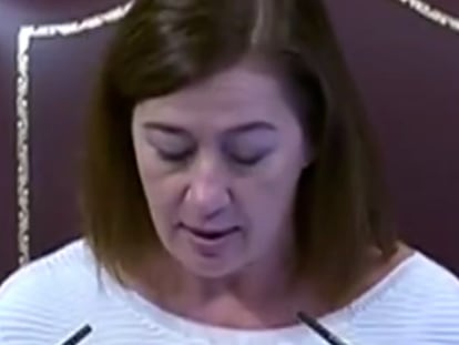 Armengol llama al orden a un diputado de Vox por gritar “tómate una pastilla” a una diputada de Podemos