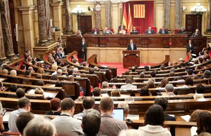 El Parlament en l&#039;&uacute;ltim debat de pol&iacute;tica general.