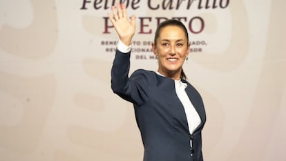 Claudia Sheinbaum, el 10 de junio de 2024, en Ciudad de México.